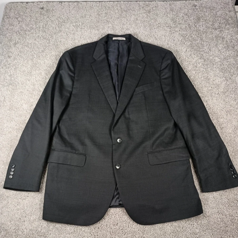 Joseph‎ Abboud 44R Slim Fit Marzotto Wool Super 100s  Made In USA Mens Blazer